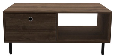 Журнальный столик Kalune Design Nando, ореховый, 60 см x 100 см x 43 см