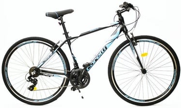 Jalgratas Corelli Trivor 1.0 40499, meeste, sinine/valge/hall, 28"