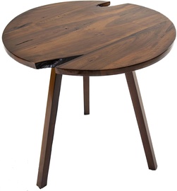 Обеденный стол Kalune Design Gal'ba Large, ореховый, 100 см x 100 см x 76 см