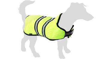 Пальто для собак Flamingo Eisbar Fluo 523131, желтый, 70 см