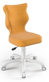 Детский стул Entelo Petit White VT35 Size 3, белый/желтый, 550 мм x 715 - 775 мм