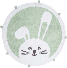 Vannitoa põrandamatt Foutastic Bunny 396RYH2265, münt, 1100 mm x 1100 mm