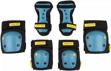 Kūno dalių apsaugos priemonė Nijdam Gamekeeper, L, mėlyna/juoda/geltona