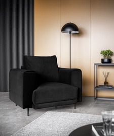 Fotelis Dalia Lukso 10, juodas, 95 cm x 105 cm x 90 cm