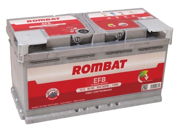 Akumuliatorius Rombat EFB, 12 V, 95 Ah, 850 A