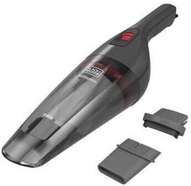 Rokas putekļu sūcējs Black & Decker NVB12AVA-XJ, sarkana/pelēka (bojāts iepakojums)