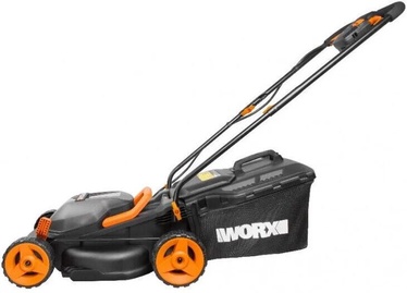 Zāles pļāvējs ar akumulatoru Worx WG779E.1, melna/oranža (bojāts iepakojums)