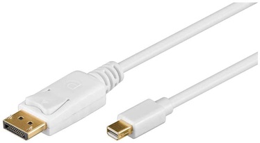 Kabelis Goobay Mini DisplayPort - DisplayPort Mini Display port male, Displayport male, 1 m, balta