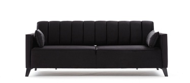 Dīvāngulta Hanah Home Ova, melna, 88 x 206 x 80 cm