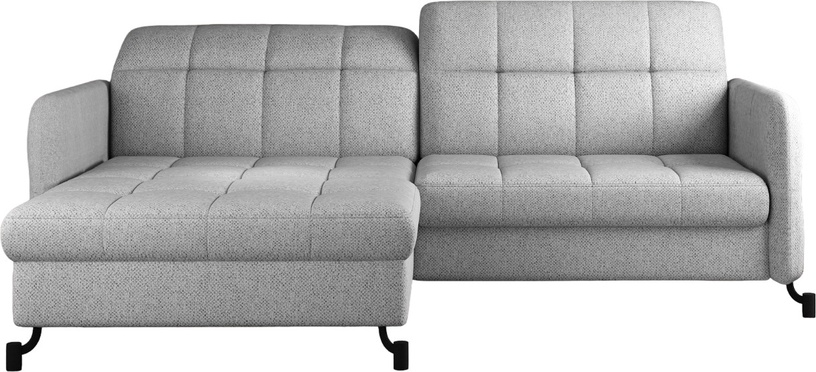 Stūra dīvāns Lorelle Grande 81, pelēka, kreisais, 160 x 225 cm x 105 cm