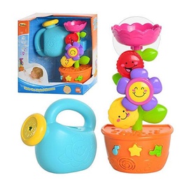 Vannas rotaļlietu komplekts Smily Play Bath Flower, daudzkrāsaina