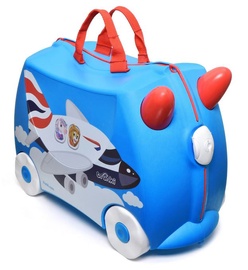 Детский чемодан Trunki Amelia The Aeroplane, синий/красный