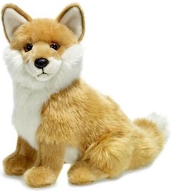 Mīkstā rotaļlieta WWF Red Fox, brūna/balta, 23 cm