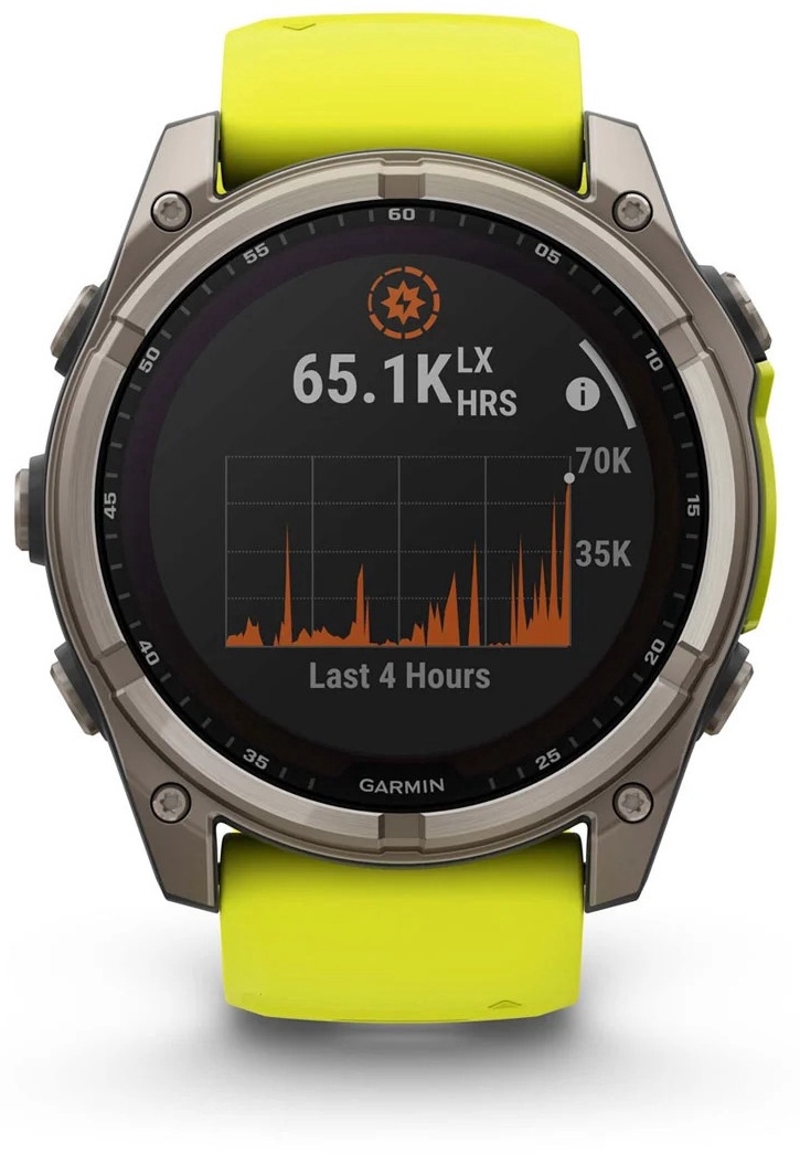 Viedais pulkstenis Garmin Fenix 8 51mm Solar Sapphire 010-02907-21, sudraba