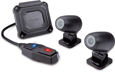Videoreģistrators Mio MiVue M760D motorcycle DVR, Starvis, GPS, Wi-Fi, Dual cam, waterproof