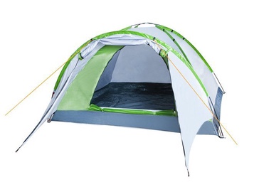 Četrvietīga telts Malatec Nevada 4 XL14614, balta/zaļa