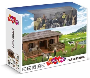 Комплект Buddy Toys Farm Stable BGA 1041, 28 см, 40 шт.