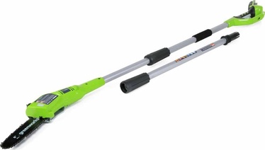 Akumuliatorinis grandininis pjūklas Greenworks Pole Saw, 20 cm, be akumuliatoriaus