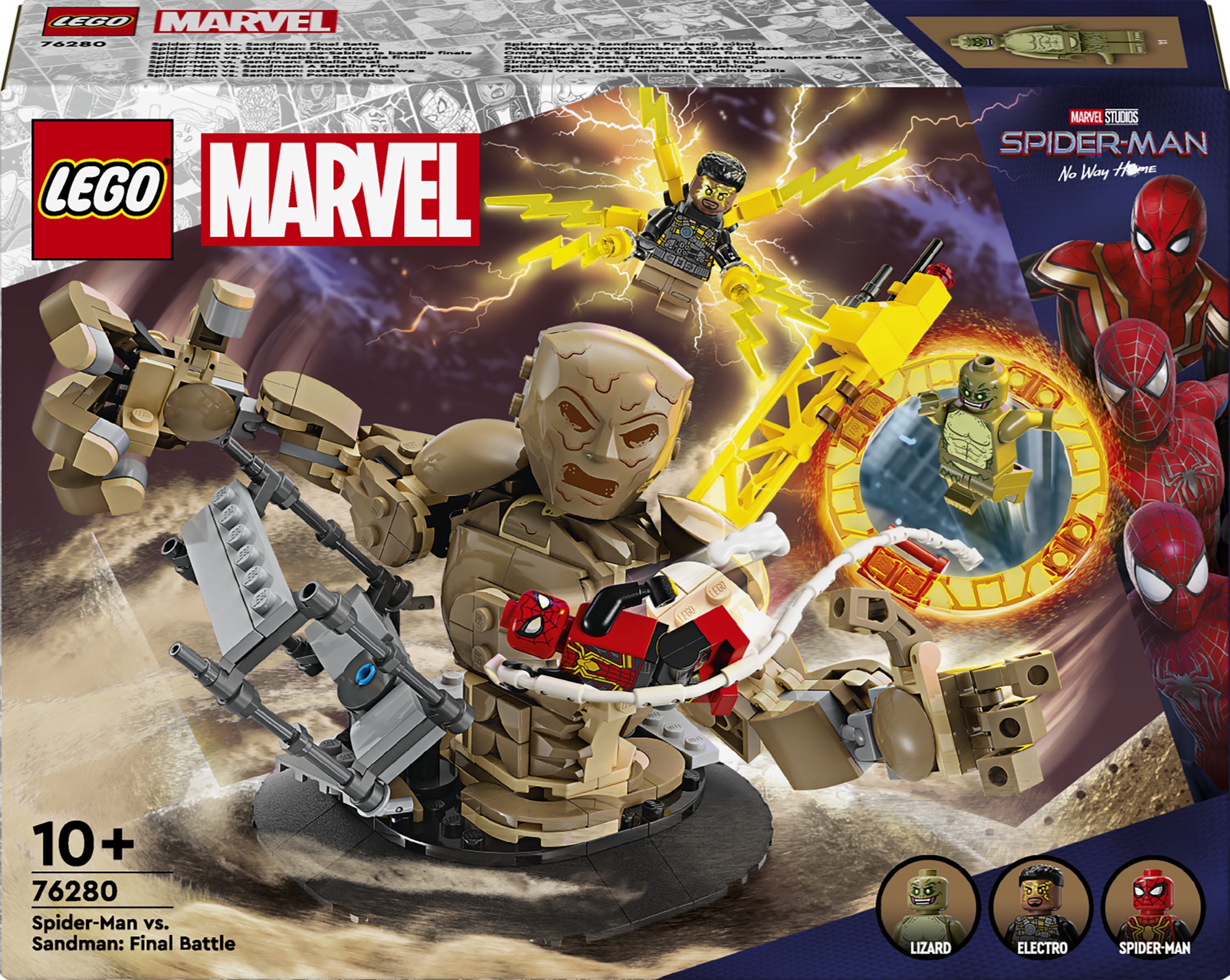 Конструктор LEGO® Marvel Человек-паук против Песочного человека: Последняя  битва 76280 - 1a.lt