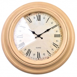 Sienas kvarca pulkstenis Mondex TB-10051, bēša, plastmasa, 50.5 cm x 50.5 cm, 50.5 cm