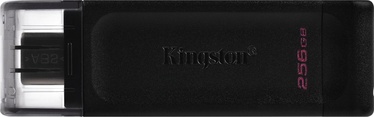 USB zibatmiņa Kingston DataTraveler 70, melna, 256 GB