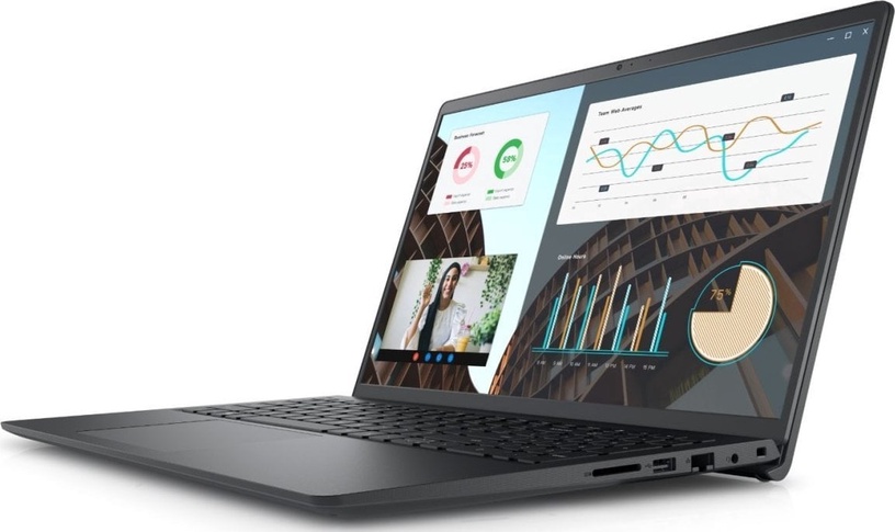 Sülearvuti Dell Vostro 15 3530, Intel Core i3-1305U, 8 GB, 512 GB, 15.6 ", Intel UHD Graphics, must, en