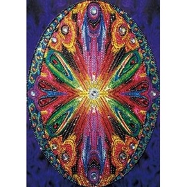 Mozaīka Norimpex Mandala 7D Oval Color 1006622, daudzkrāsains