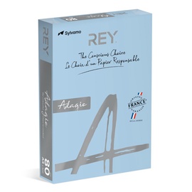 Цветная бумага Office Products Rey Adagio, A4, 80 g/m², 500 шт., голубой