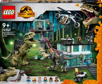 Конструктор LEGO Jurassic World Атака гиганотозавра и теризинозавра 76949