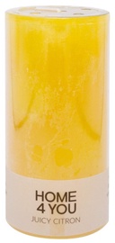 Svece, aromātiskā Home4you Scented Candle Juicy Citron, 58 h, 140 mm