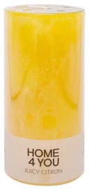 Svece, aromātiskā Home4you Scented Candle Juicy Citron, 58 h, 140 mm