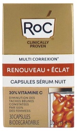 Ampulas sievietēm RoC Multi Correxion Renewal + Radiance Capsules Serum Night, 10.5 ml