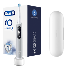 Электрическая зубная щетка Oral-B iO 6, серый