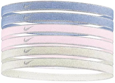 Galvas apsējs Nike Swoosh, Universāls, zila/dzeltena/rozā