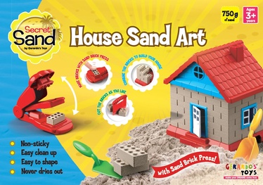Kinētiskās smiltis Gerardos Toys House Sand Art 56401, daudzkrāsains