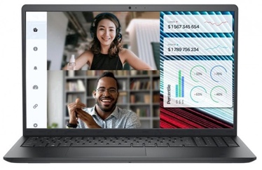 Ноутбук Dell Vostro 3520, Intel® Core™ i7-1255U, 8 GB, 512 GB, 15.6 ″, Intel UHD Graphics, черный