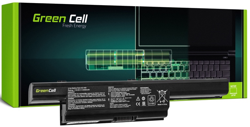 Sülearvutiaku Green Cell AS54, 4.4 Ah, Li-Ion