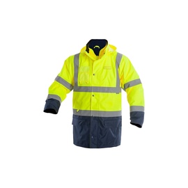 Рабочая куртка Sara Workwear Drogowiec 11-000102-XXL, синий/желтый, полиэстер, XXL размер