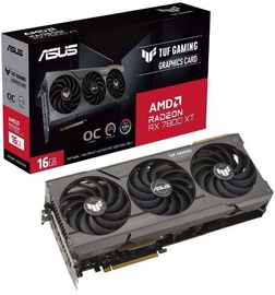 Videokarte Asus AMD Radeon™ RX 7800 XT TUF-RX7800XT-O16G-GAMING, 16 GB, GDDR6