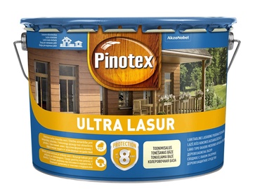 Impregnants Pinotex Ultra Lasur, akmens pelēka, 10 l