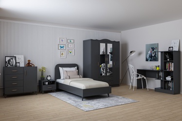 Комплект мебели для спальни Kalune Design Lavinia 004, комнатные, антрацитовый
