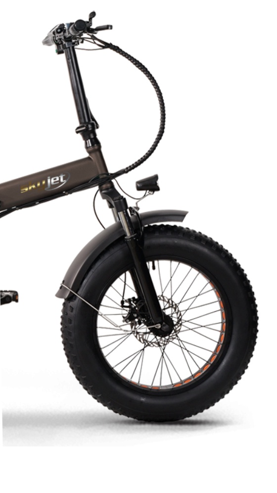 Электрический велосипед Skyjet Nitro, 20″, 250 Вт, 10 Ач, коричневый