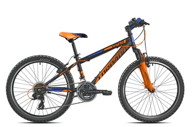 Велосипед горный Torpado, 24 ″, 24" (59.69 cm) рама, черный/oранжевый