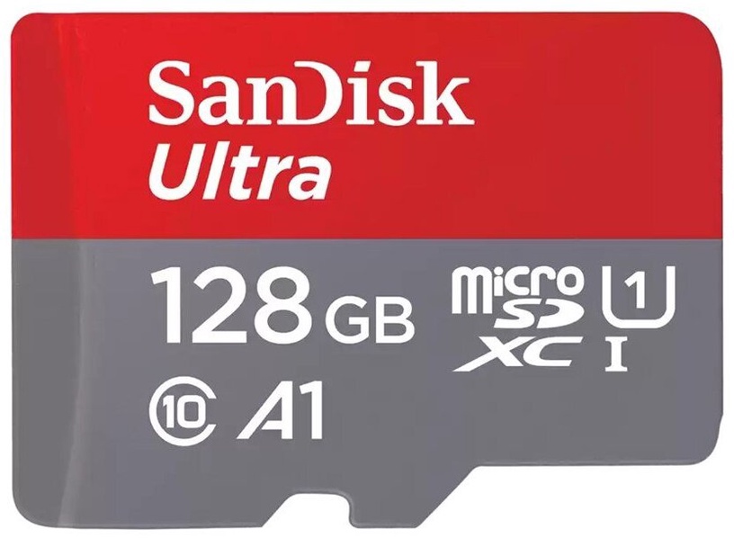 Mälukaart SanDisk Ultra, 128 GB, 140 Mb/s