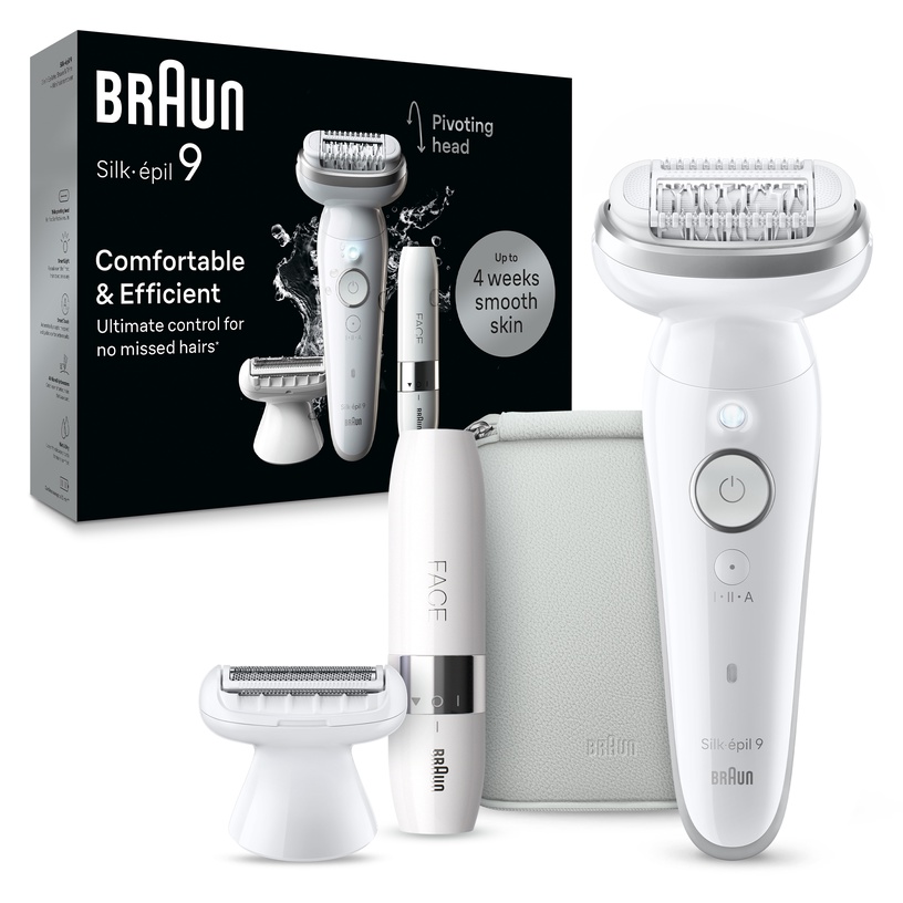 Epilaator Braun Silk•épil 9 SES9-341, valge