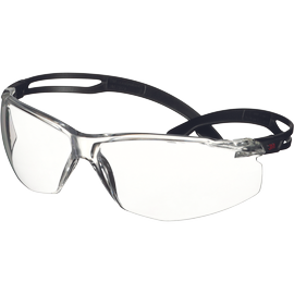 Защитные очки 3M SecureFit 500 SF501AF-BLK-EU, прозрачный/черный/серый