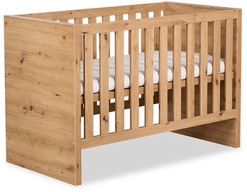 Детская кровать LittleSky Amelia, дубовый, 128 x 66 см