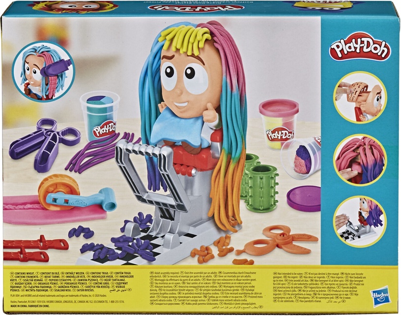 Plastilīns Hasbro Play-Doh Crazy Cute Stylist F1260, daudzkrāsains