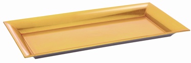 Servēšanas šķīvis, 36 cm, zelta, polipropilēns (pp)