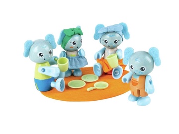 Figūrėlių rinkinys Hape Elephant Family E3527